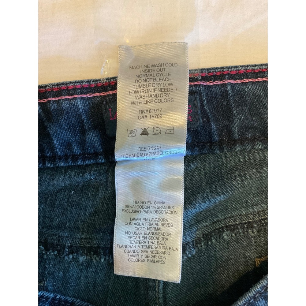 Levis Jeans Slim Straight Medium Wash Plus Size 18 1/2 Blue Denim Pants 1265-830 - Picture 8 of 13